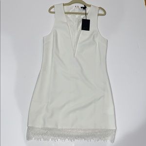 White Combination NBD mini dress